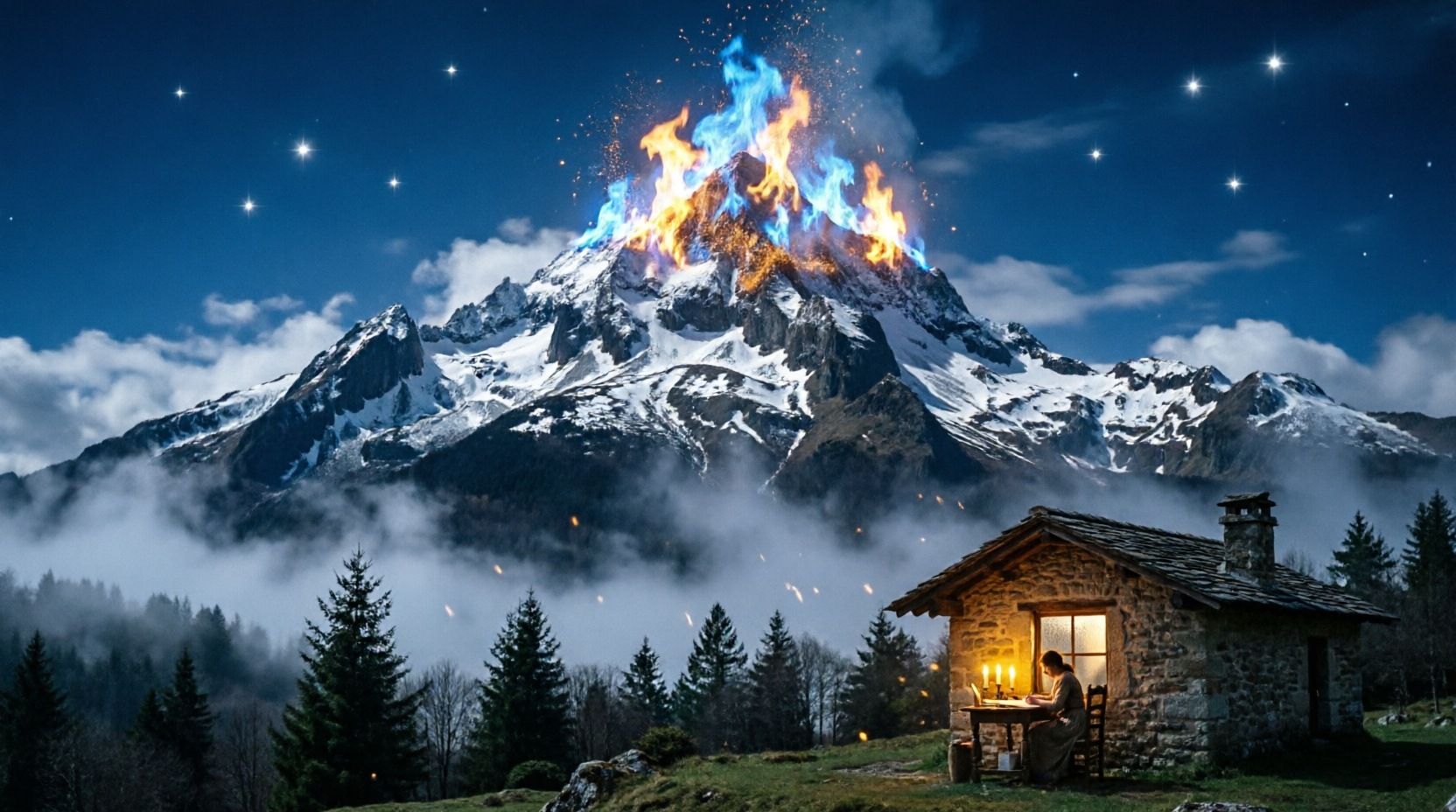 Fuego en la cumbre